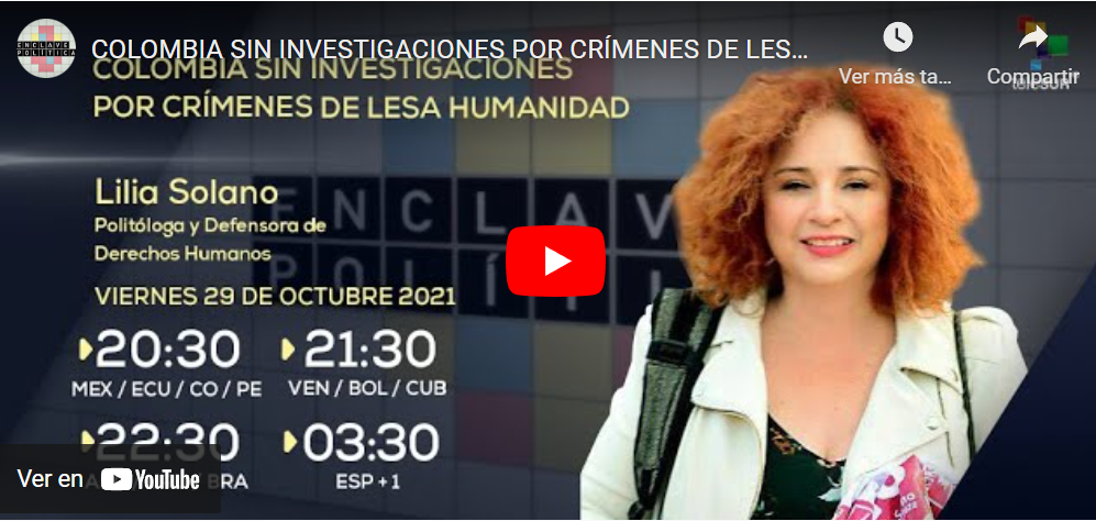 ENTREVISTA EN TELESUR EN EL PROGRAMA ENCLAVE POLÍTICA: